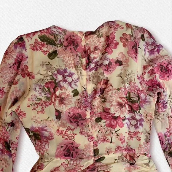 Showpo Pink Floral Mini Dress - Picture 8 of 13